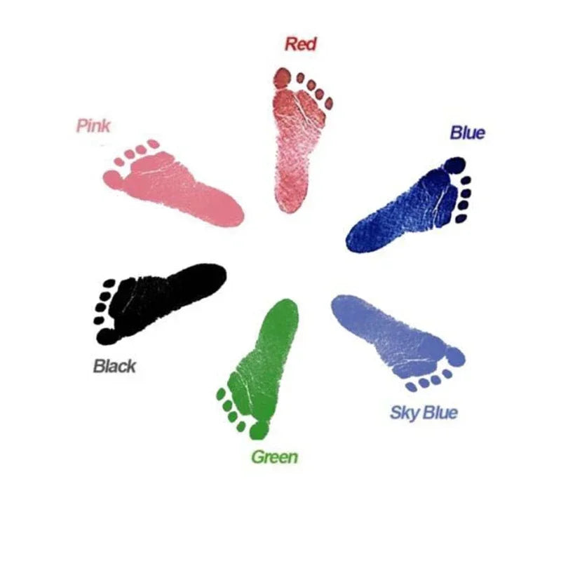 Kit empreinte bébé coueurs