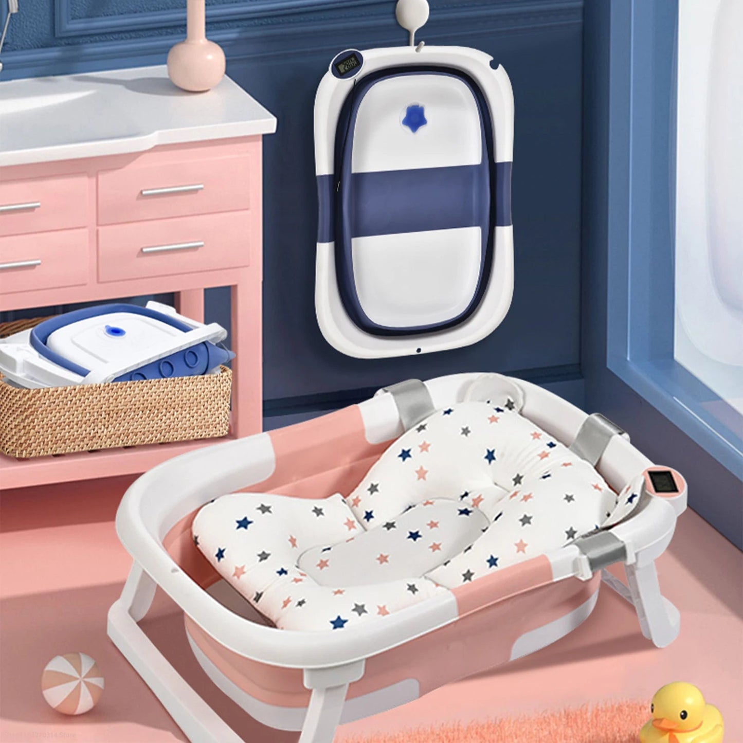 Baignoire pliable pour bébé pratique | BabeBaino™ - bebemerveille.com