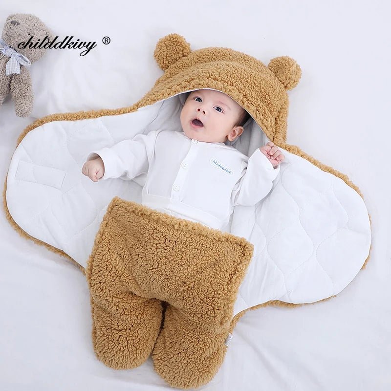 COUVERTURE ENVELOPPANTE DOUCE POUR BEBE 0 A 9 MOIS. - bebemerveille.com