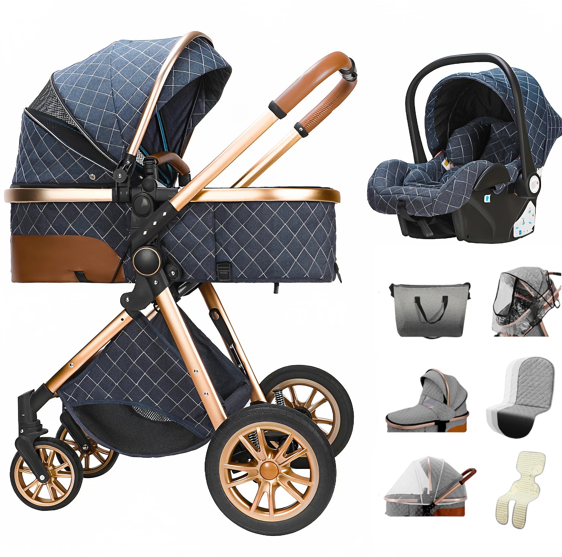 Poussette de Luxe pour Bébé | Poussette Parfaite™ - bebemerveille.com